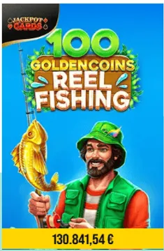 100 goldencoins reel fishing
